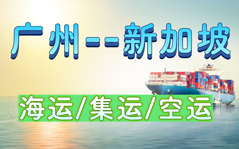 广州/义乌到新加坡全渠道运输服务